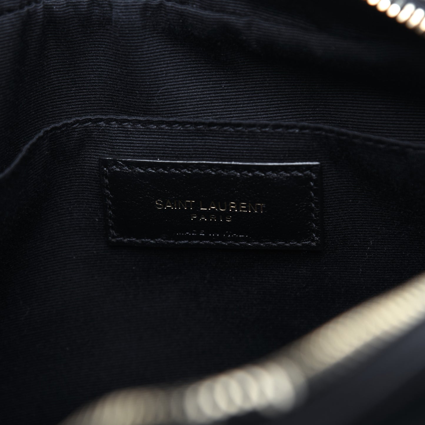 Calfskin Matelasse Monogram Lou Camera Bag Black