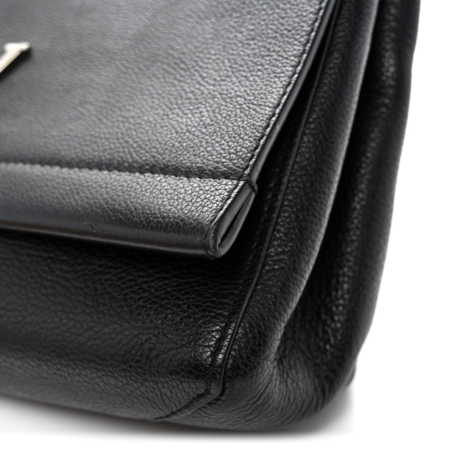 Louis Vuitton Soft Calfskin Lockme II Top Handle Black 11 of 11