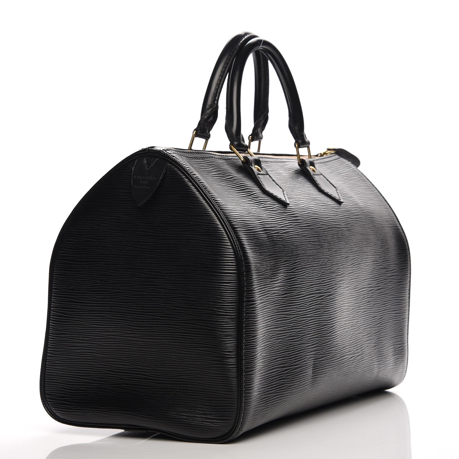 Louis Vuitton Epi Speedy 35 Black 3 of 9