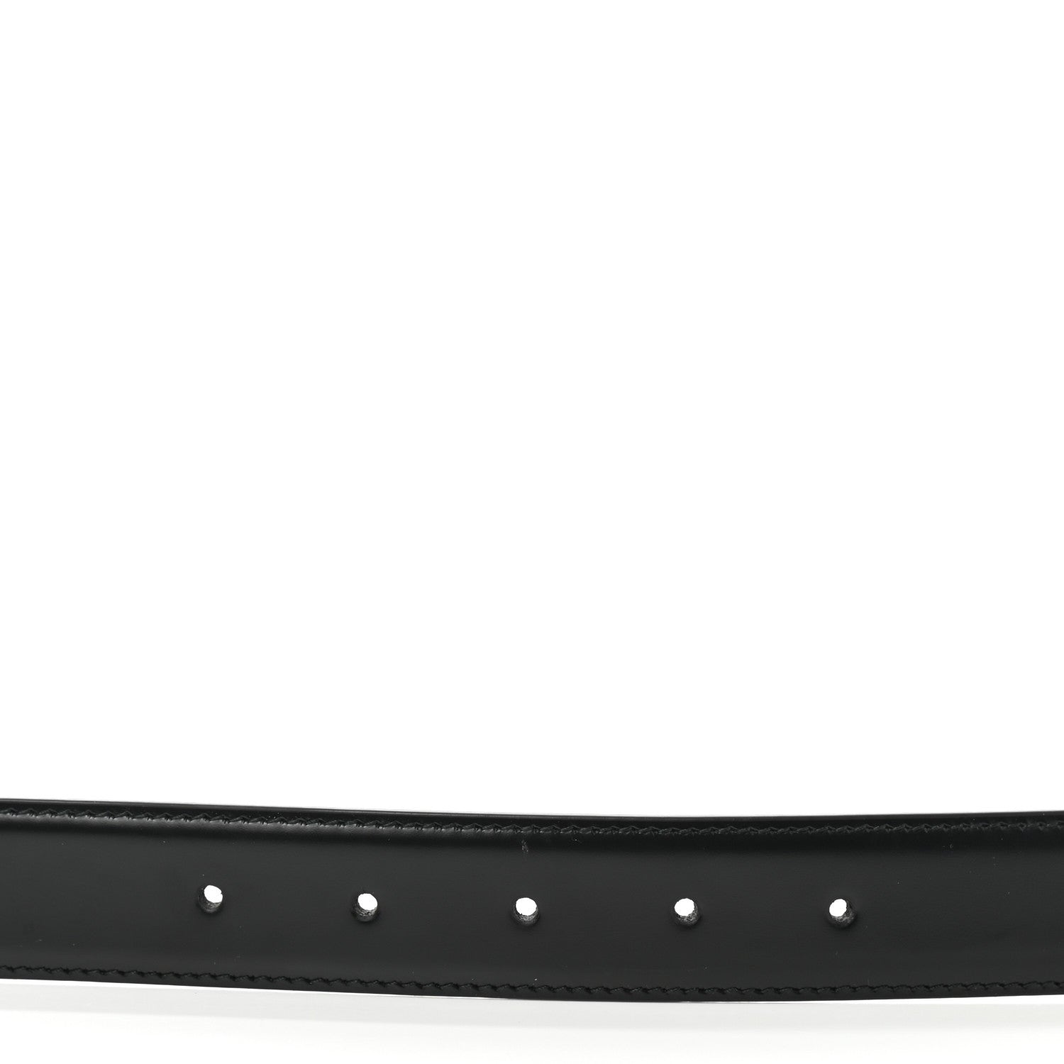 Gucci Calfskin Logo Belt 75 30 Black 4 of 5