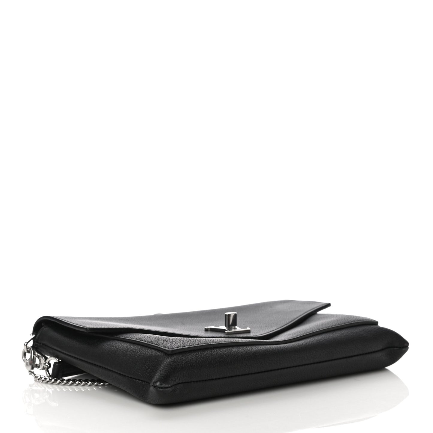 Soft Calfskin My Lockme Pochette Black