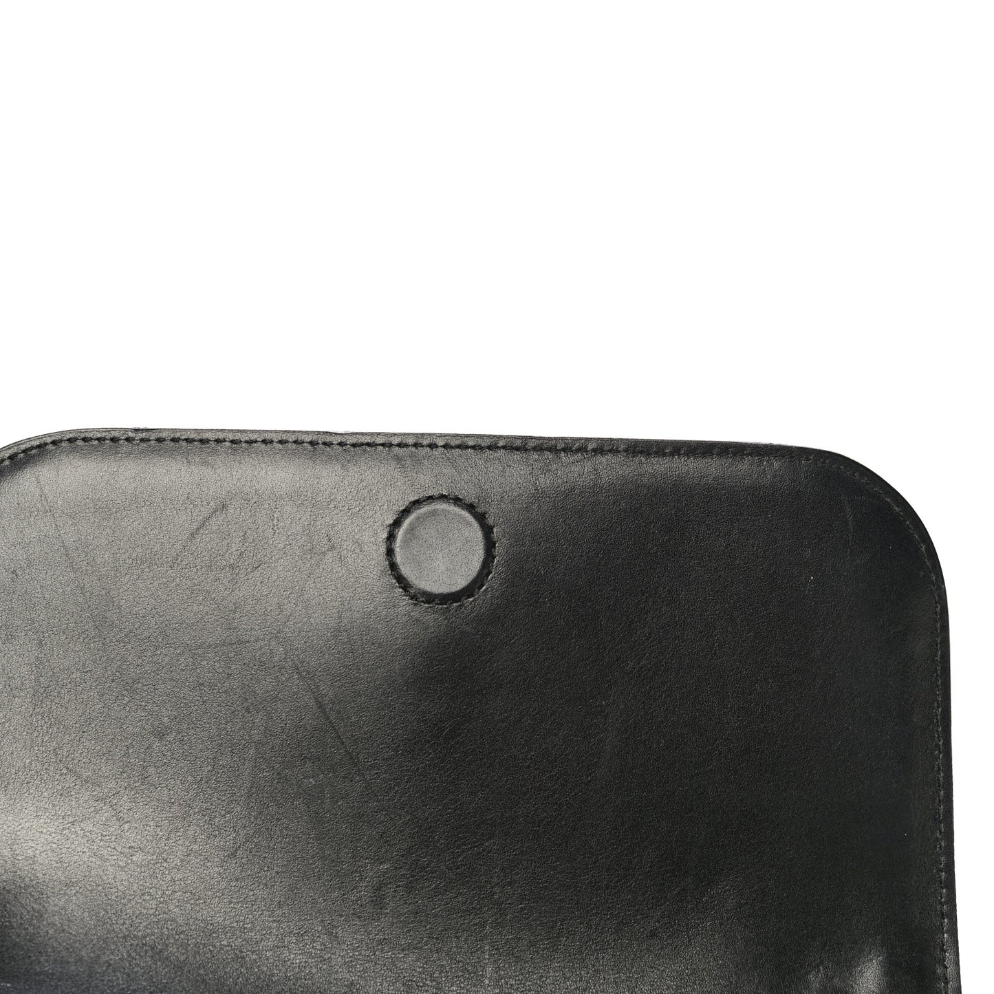Calfskin Studded Small Padlock Crossbody Bag Black