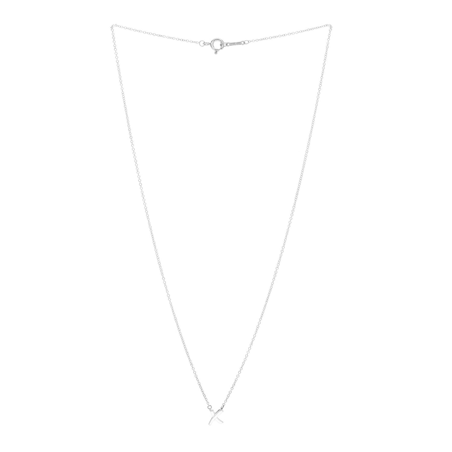 Sterling Silver Paloma Picasso Graffiti X Pendant Necklace