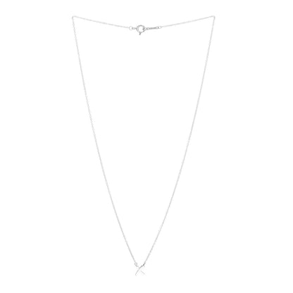 Tiffany Sterling Silver Paloma Picasso Graffiti X Pendant Necklace 3 of 4