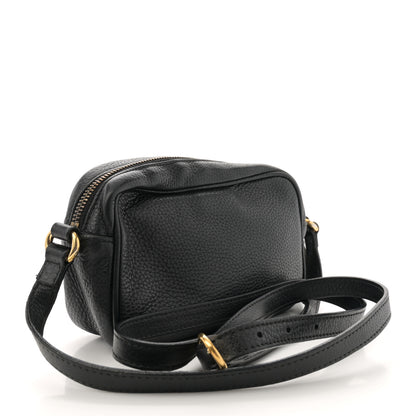 Gucci Pebbled Calfskin Mini Soho Disco Bag Black 3 of 13