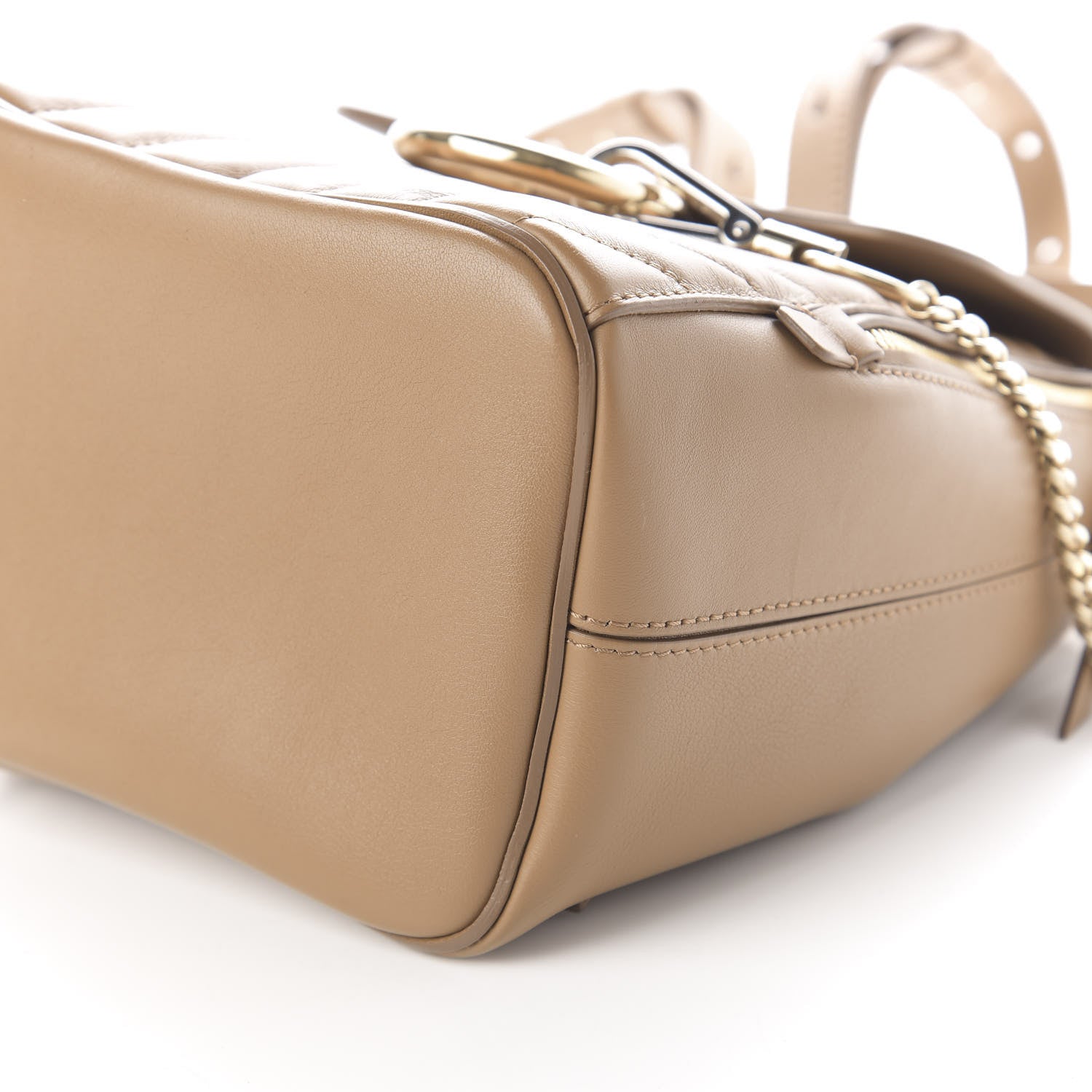 Chloe Calfskin Quilted Small Faye Backpack Nut 6 of 8