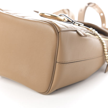 Chloe Calfskin Quilted Small Faye Backpack Nut 6 of 8