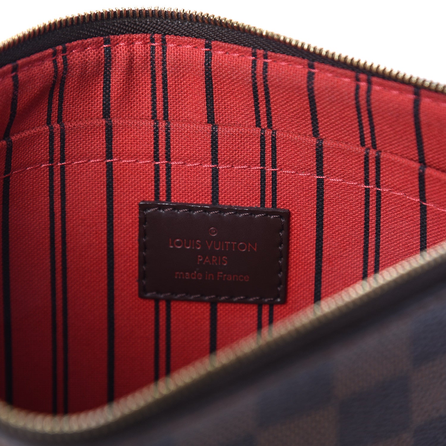 Louis Vuitton Damier Ebene Neverfull MM GM Pochette 5 of 5
