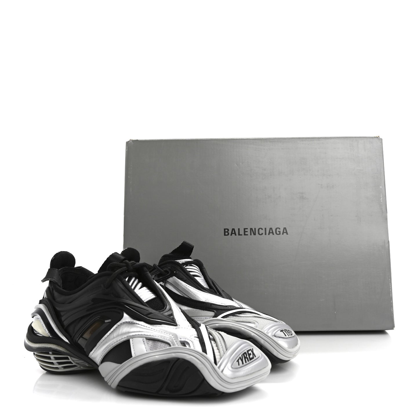 Rubber Womens Mesh Tyrex Sneakers 36 Black Grey