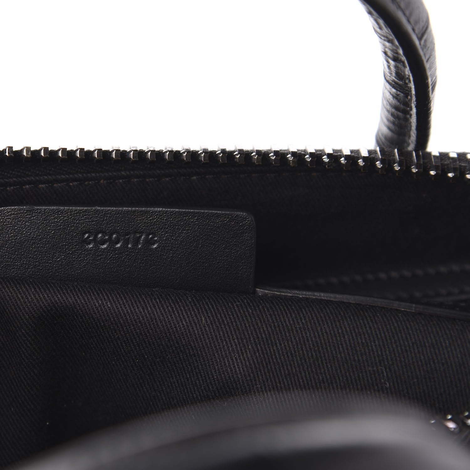 Givenchy Calfskin Crocodile Embossed 3D Stud Medium Antigona Black 9 of 10
