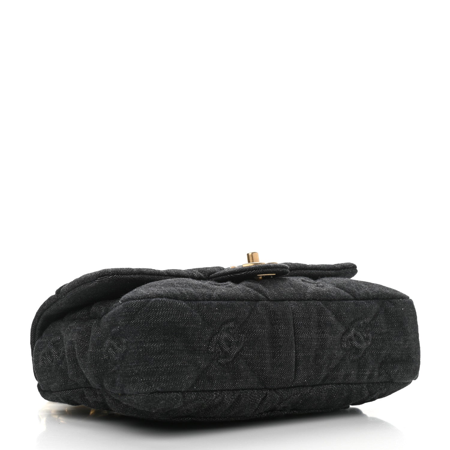 Chanel Denim Quilted Medium Funky Town Flap Black 4 of 10