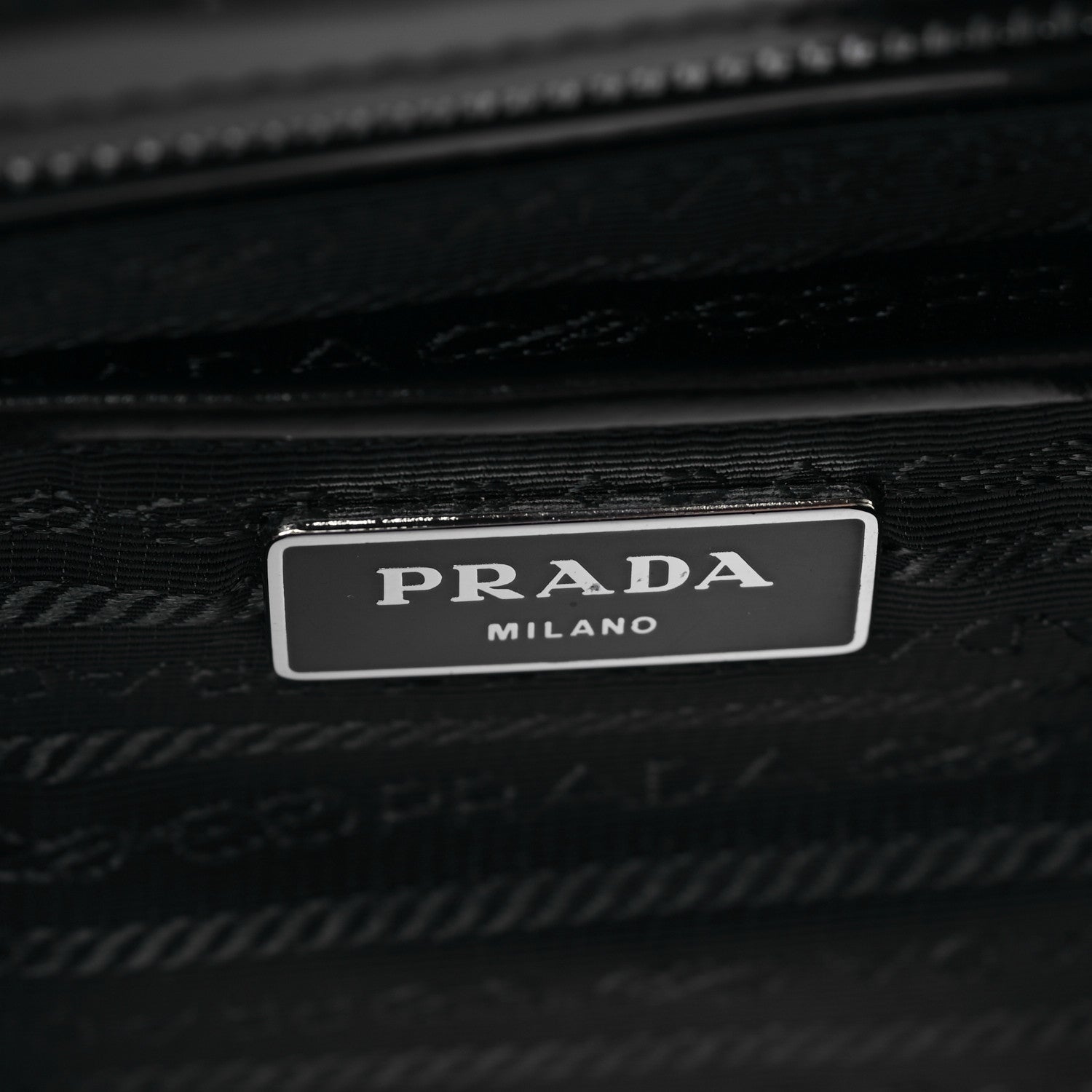 Prada Spazzolato Frame Bag Black 6 of 9
