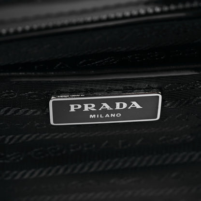Prada Spazzolato Frame Bag Black 6 of 9