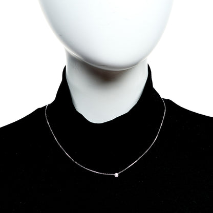 Cartier 18K White Gold Diamond XS D'Amour Pendant Necklace 2 of 6