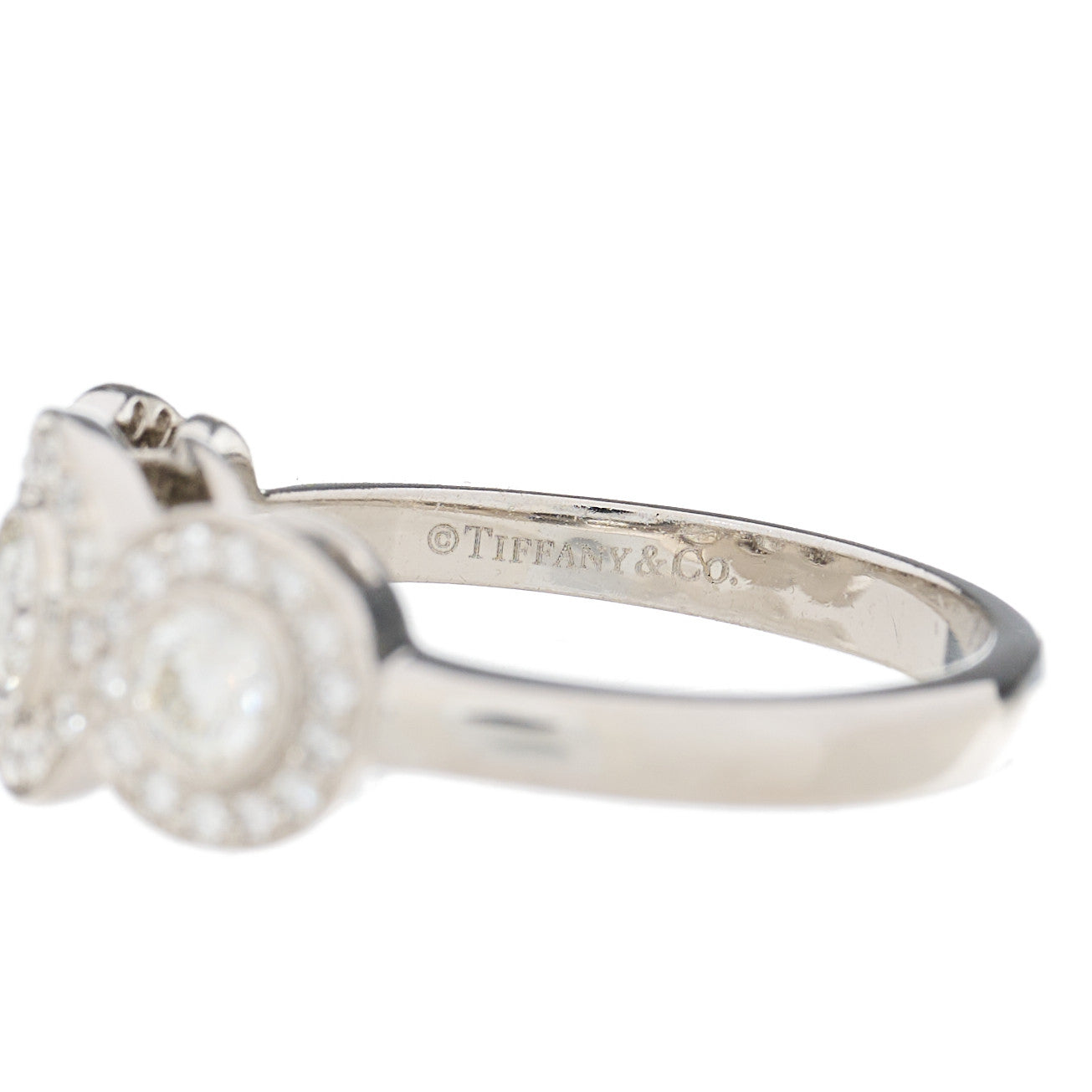 Platinum Diamond Circlet Ring 49 5