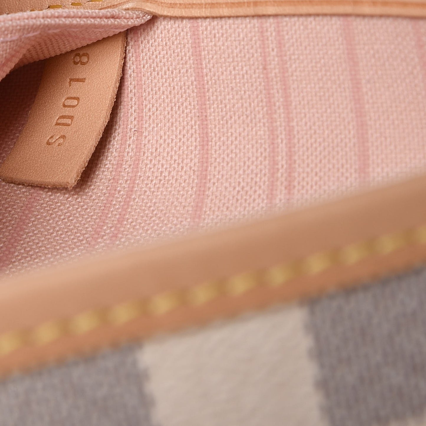 Damier Azur Neo Neverfull MM Rose Ballerine