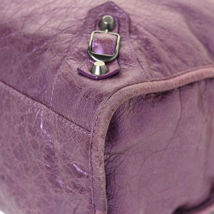 Balenciaga Agneau Classic Hardware City Metallic Purple 11 of 18