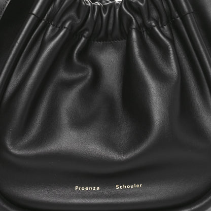 Proenza Schouler Calfskin Small Ruched Tote Black 9 of 11