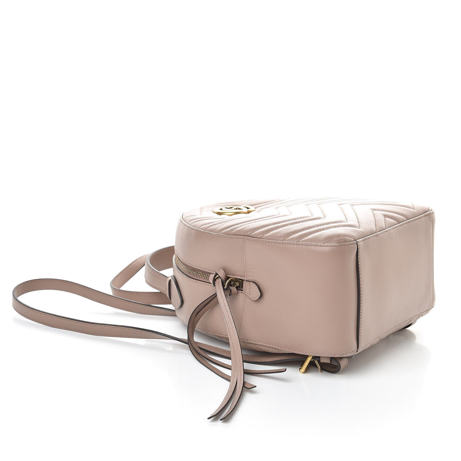 Gucci Calfskin Matelasse GG Marmont Backpack Porcelain Rose 4 of 15