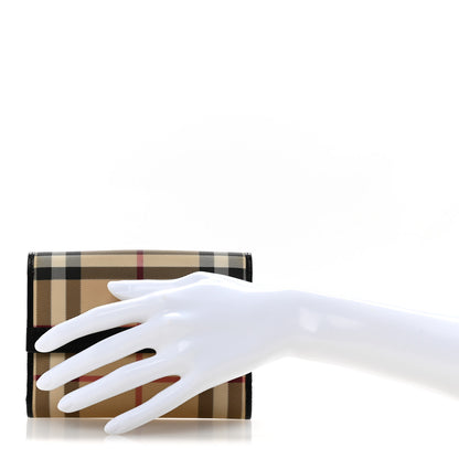 Burberry House Check Compact Wallet Black 2 of 9