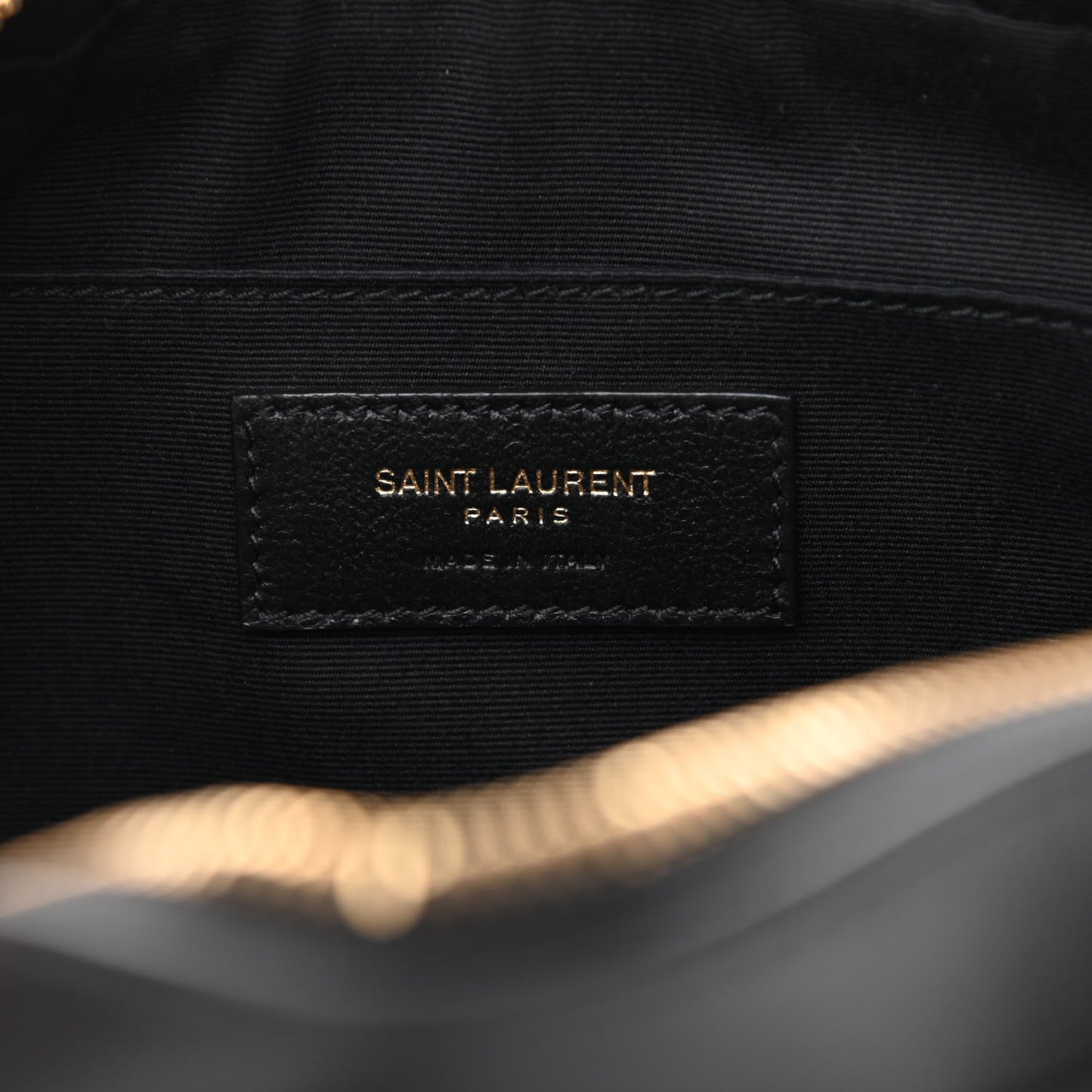 Calfskin Matelasse Monogram Lou Camera Bag Black