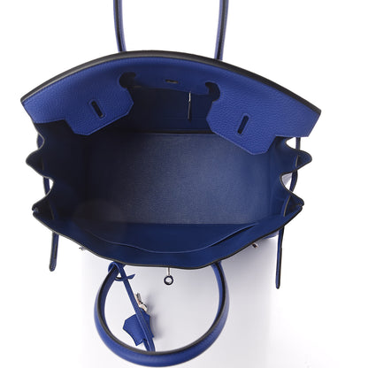 Hermes Togo Birkin 35 Bleu Electrique 6 of 31