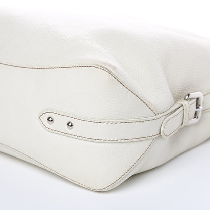 Prada Vitello Daino Hobo Bianco 10 of 16