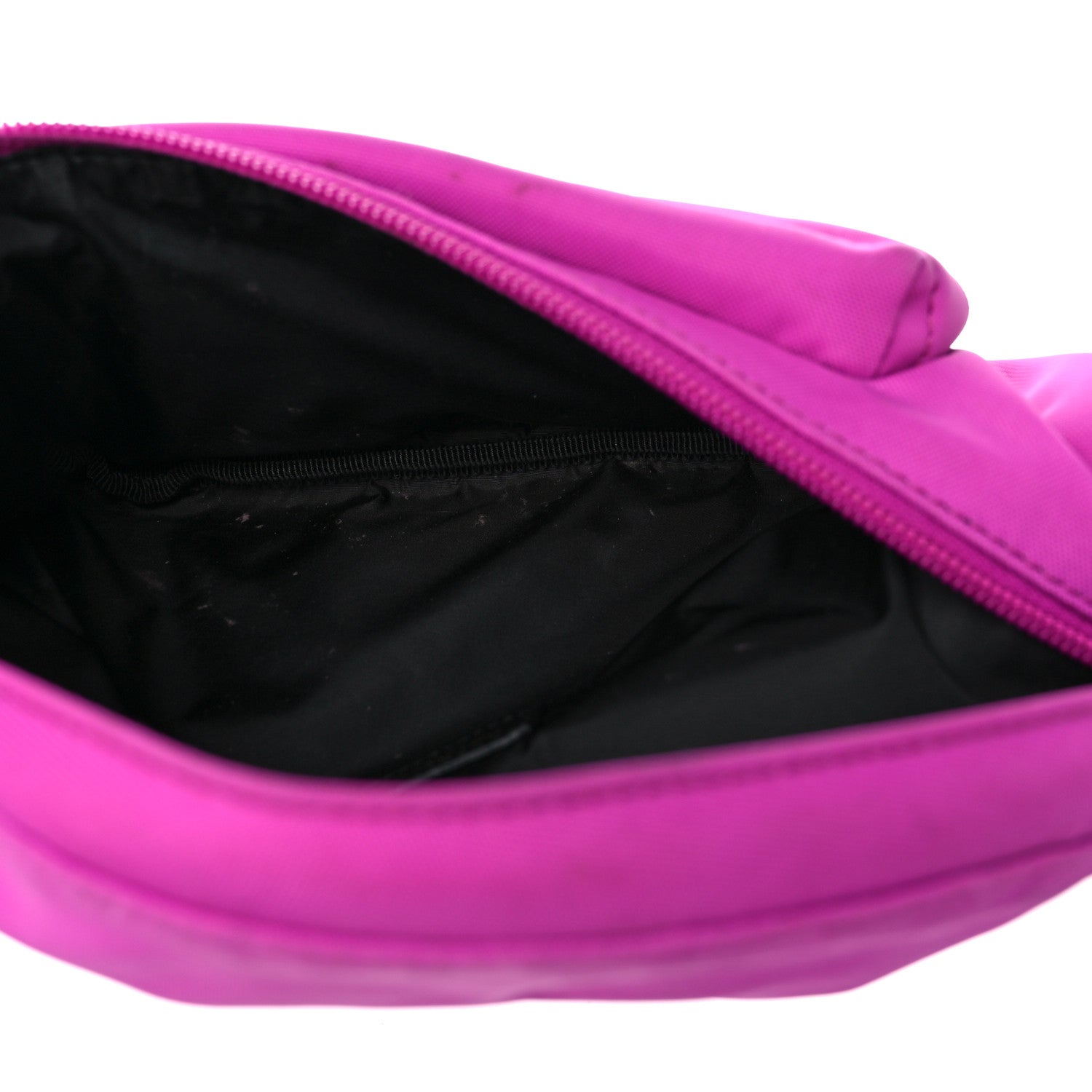 Balenciaga Sport Nylon Logo Embroidered Small Wheel Beltpack Fuchsia Black 5 of 18