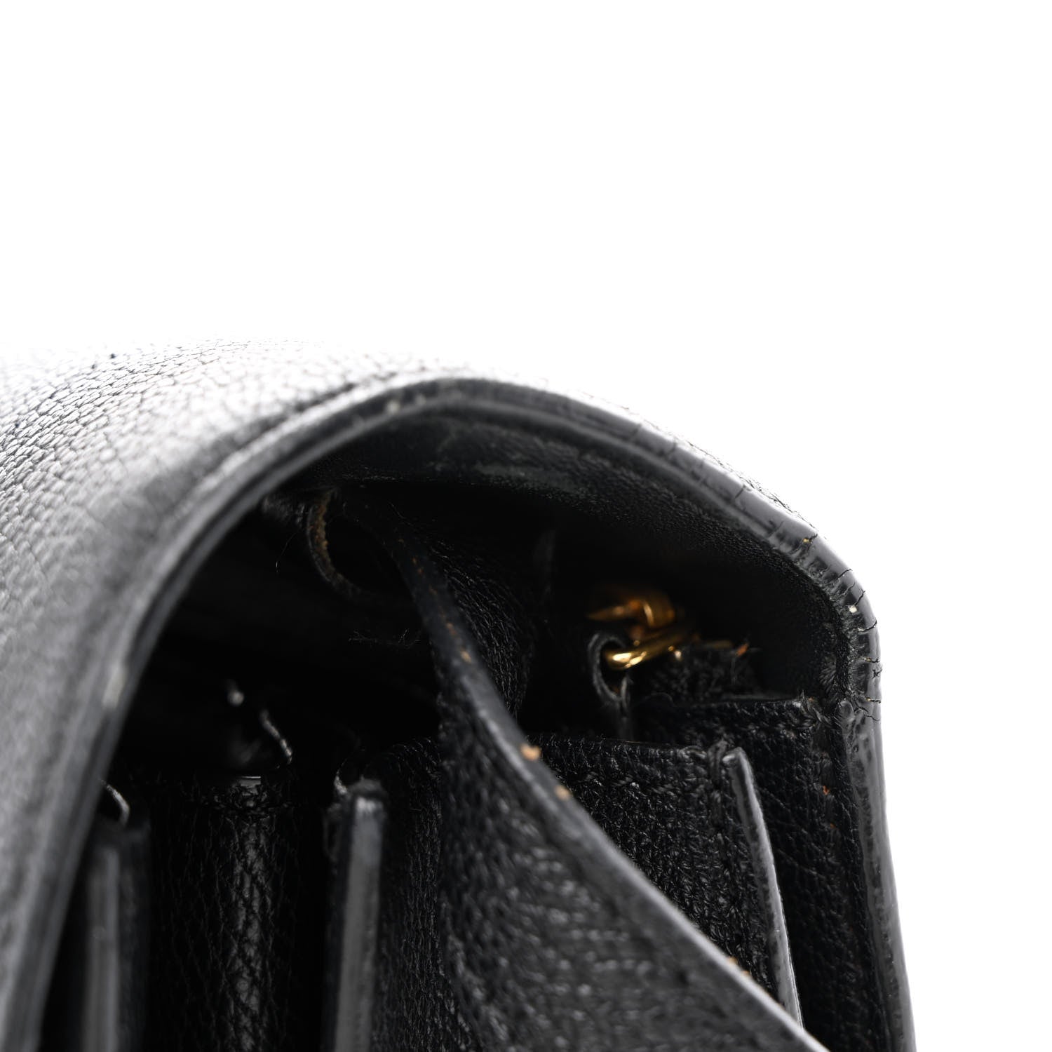 Celine Liege Calfskin Medium Classic Box Flap Bag Black 12 of 18