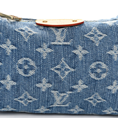 Louis Vuitton Monogram Denim Hills Pochette Blue 7 of 10