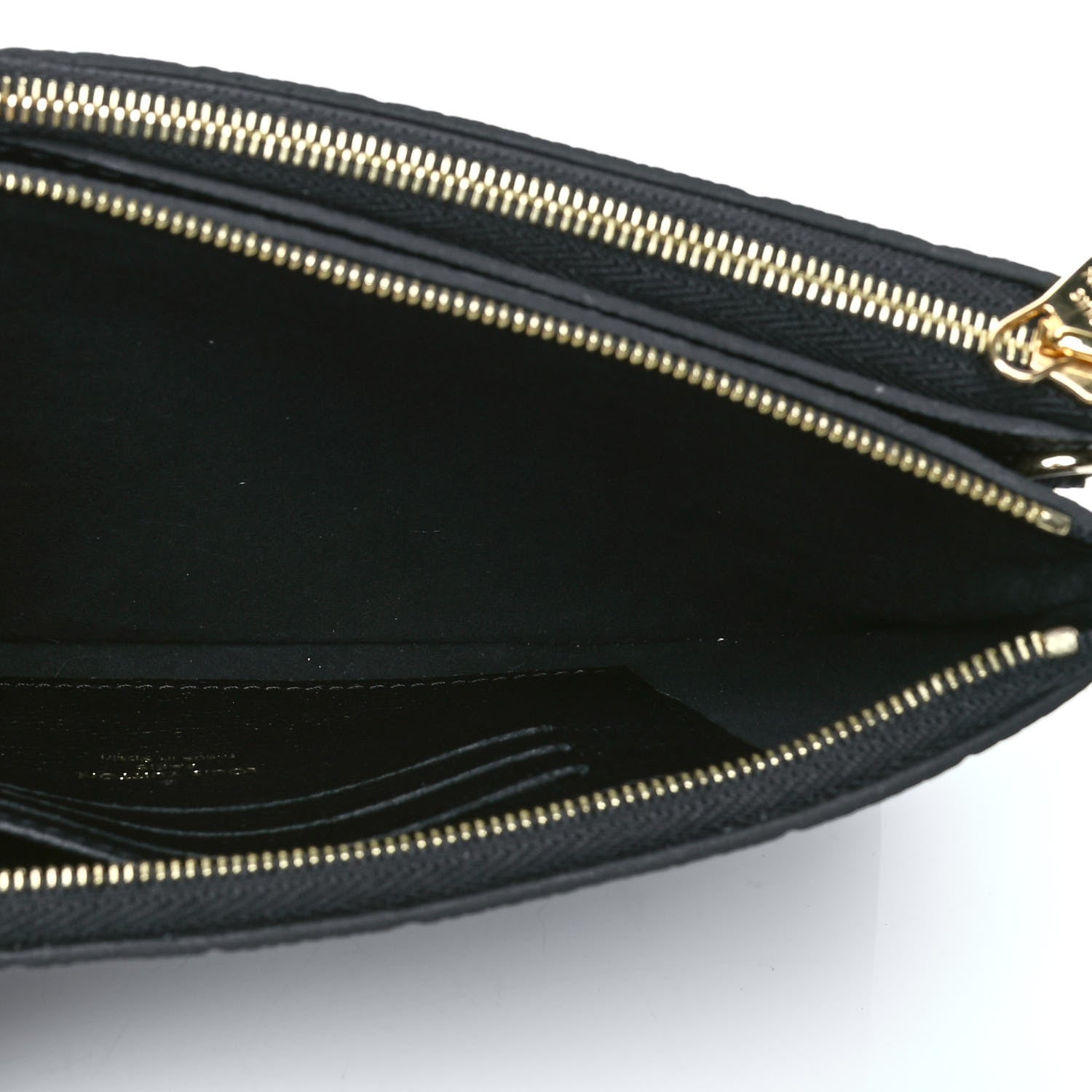 Louis Vuitton Empreinte Double Zip Pochette Black 4 of 4
