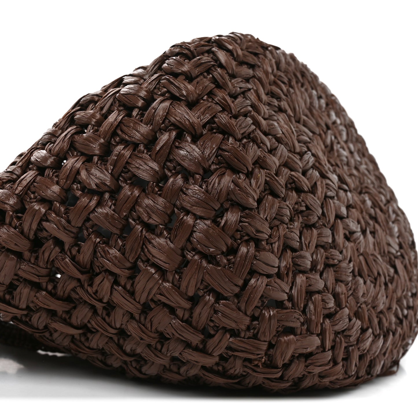 Raffia Estelle Tote Bag Brown