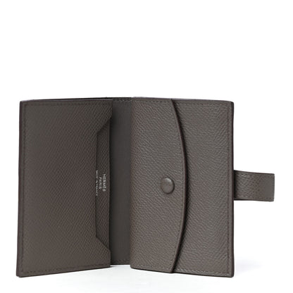 Hermes Epsom Mini Bearn Wallet Etain 4 of 4