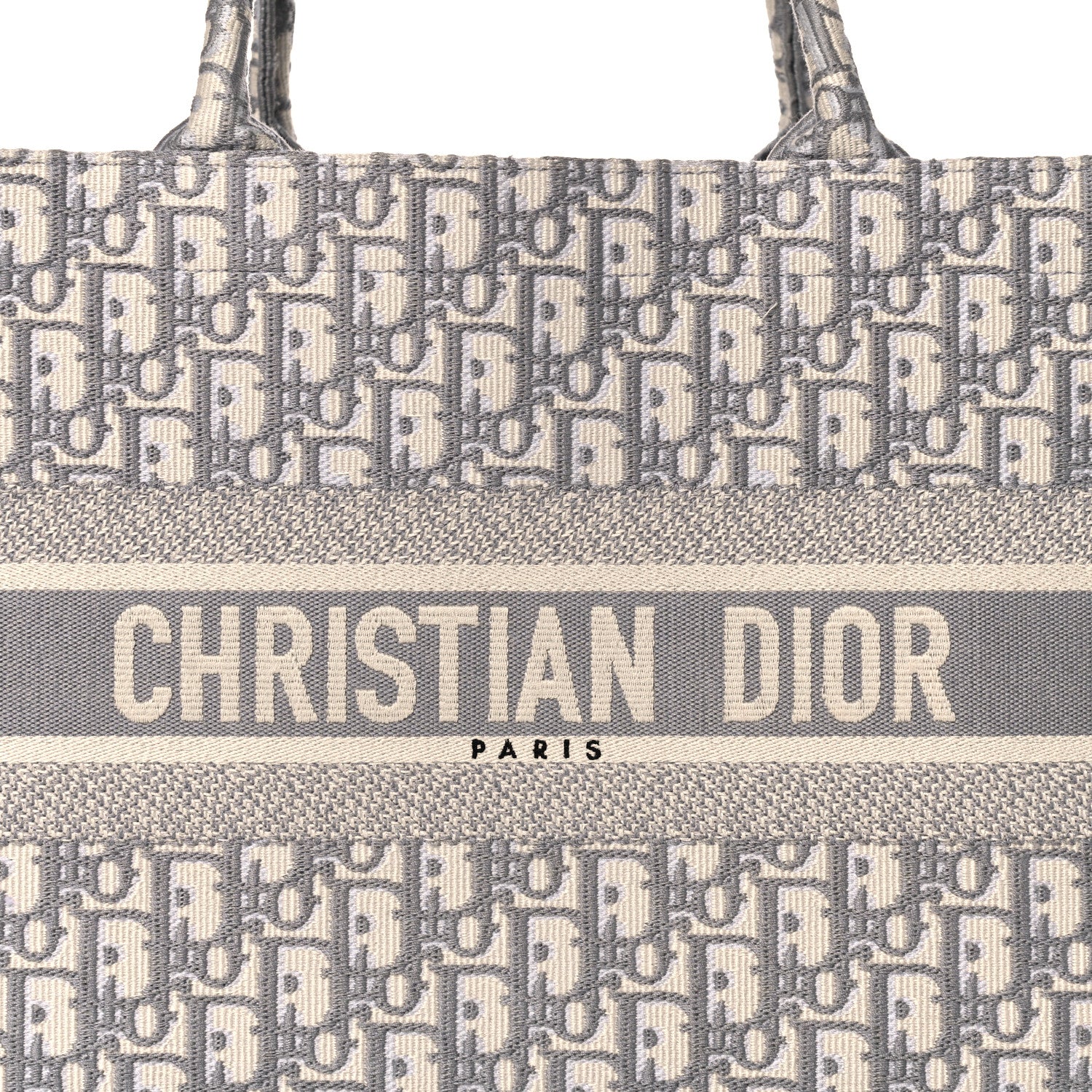 Christian Dior Oblique Medium Book Tote Grey 8 of 16