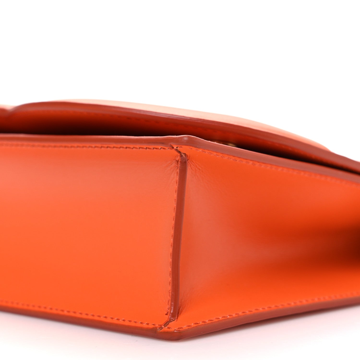 Dolce & Gabbana Calfskin DG Logo Flap Crossbody Bag Orange 9 of 9