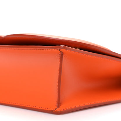 Dolce & Gabbana Calfskin DG Logo Flap Crossbody Bag Orange 9 of 9