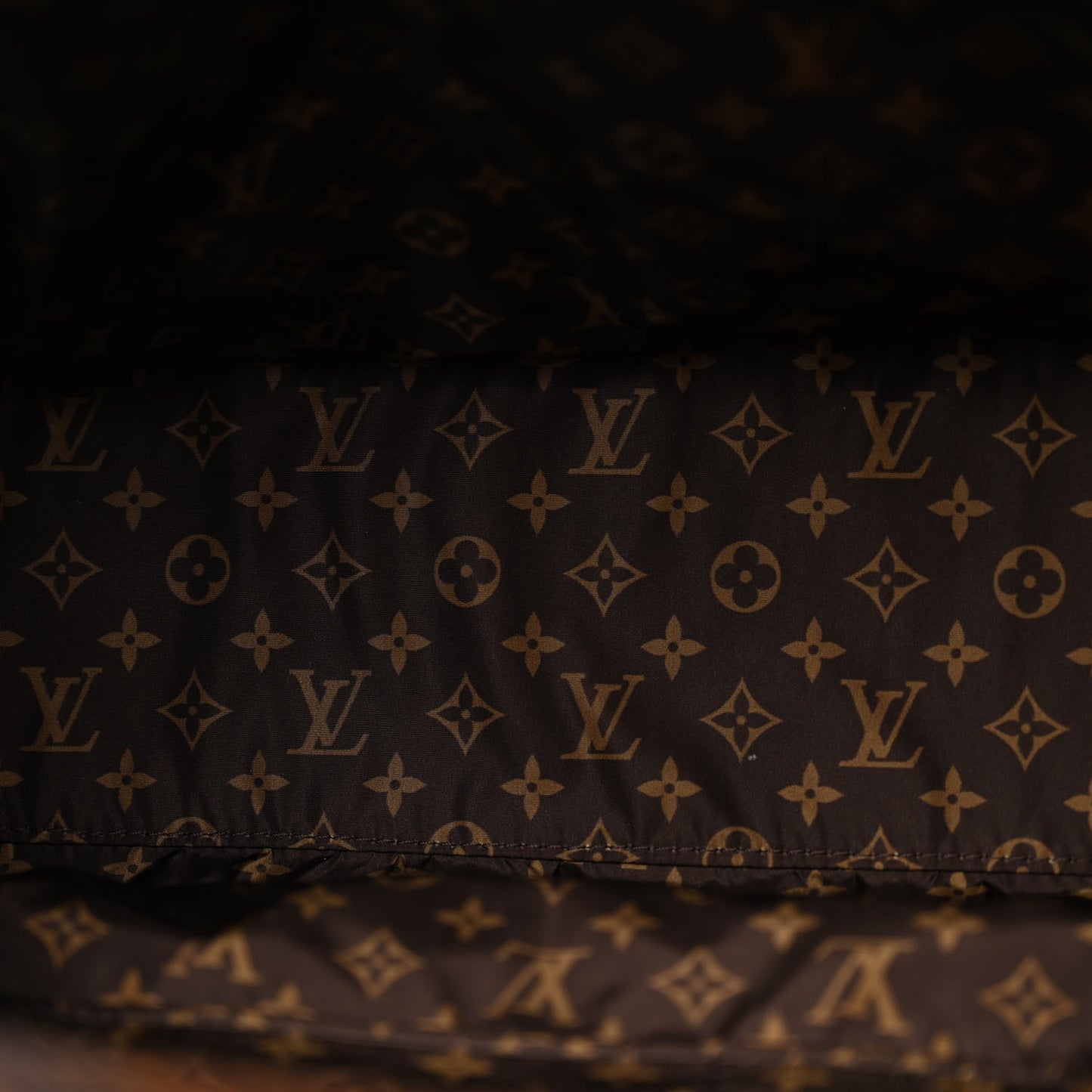 Econyl Monogram Pillow Giant Onthego GM Black