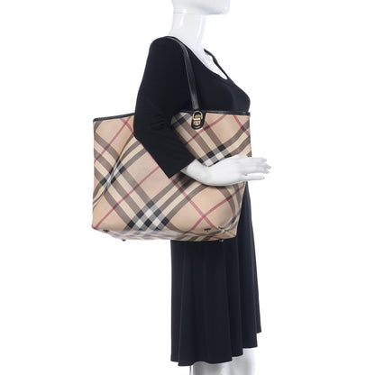 Burberry Supernova Check Tote Black 2 of 16
