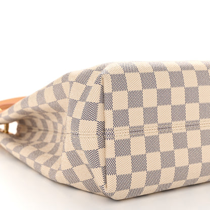 Louis Vuitton Damier Azur Graceful PM Rose Ballerine 8 of 9