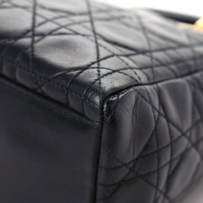 Christian Dior Lambskin Cannage Medium Lady Dior Black 7 of 15