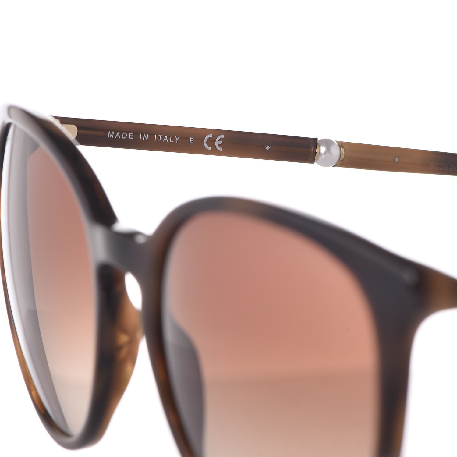 Chanel Acetate Butterfly Pearl Sunglasses 5394 Tortoise 5 of 8