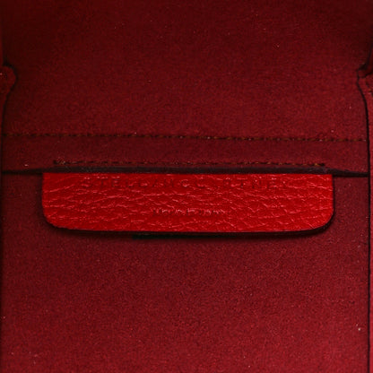 Stella McCartney Eco Alter Nappa East West Perforated Tote Bright Red 7 of 9