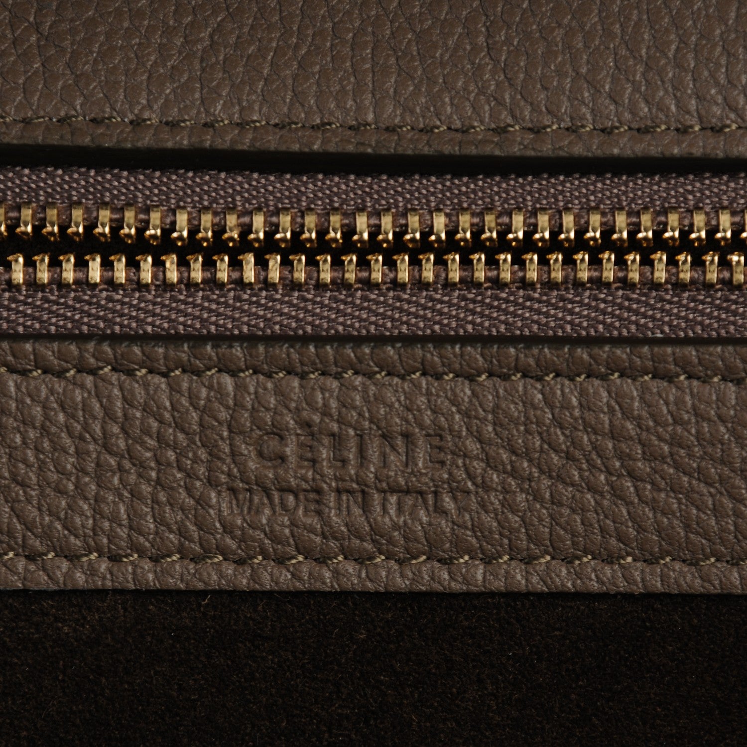 Celine Soft Grained Calfskin Small Belt Cabas Phantom Taupe 6 of 7