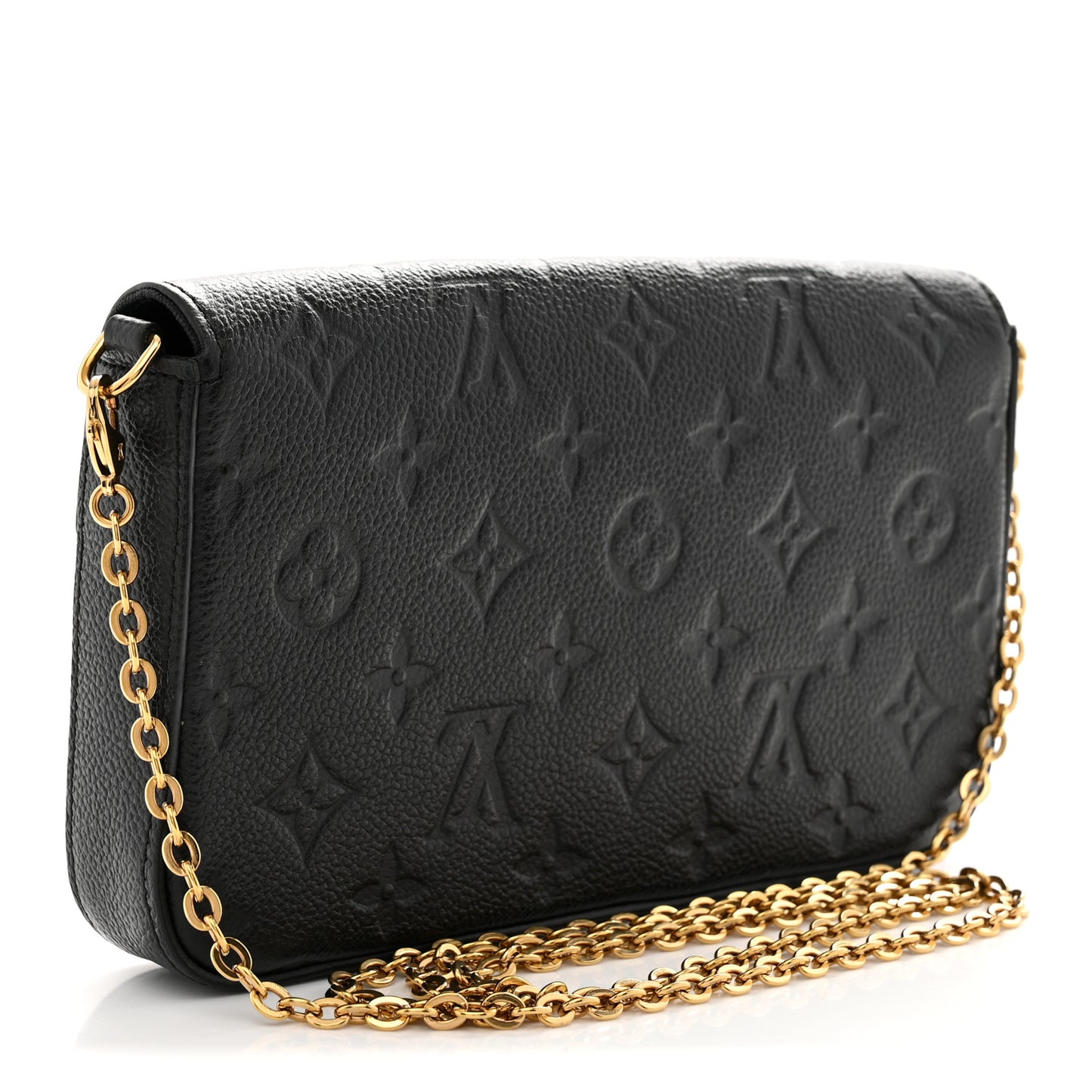Empreinte Pochette Felicie Chain Wallet Black