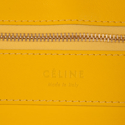 Celine Lambskin Horizontal Cabas Sun Yellow 8 of 8
