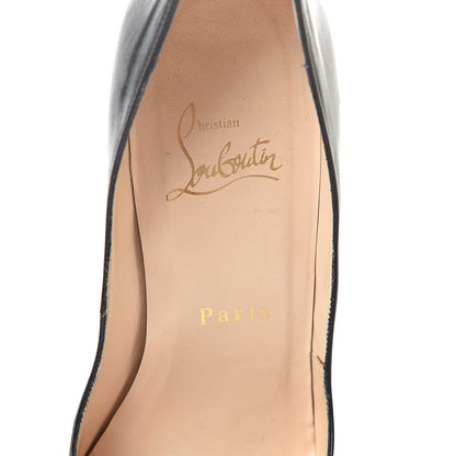 Christian Louboutin Kid Very Prive 120 Pumps 36 Black Red 6 of 13