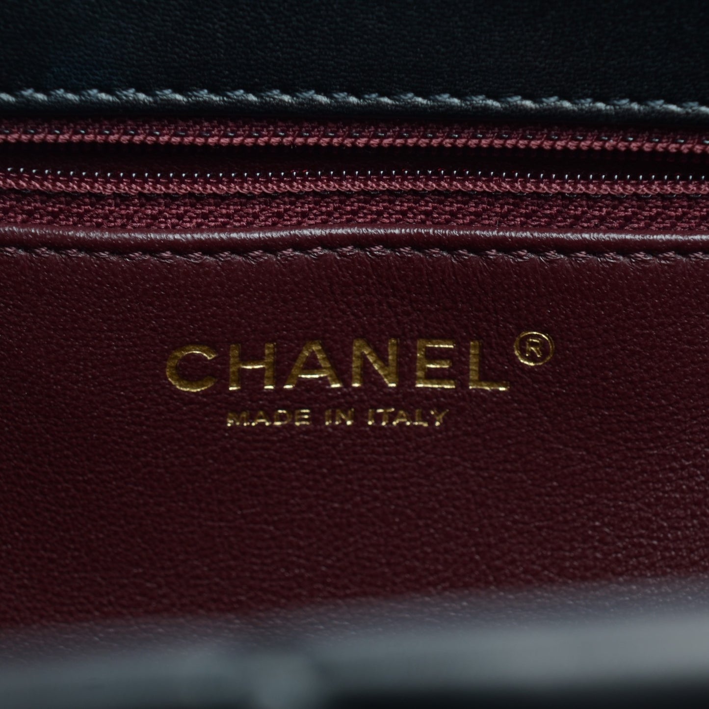 Lambskin Quilted Trendy CC Tote Black