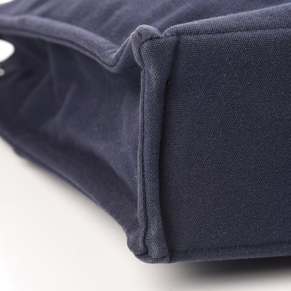 Hermes Canvas Fourre Tout MM Navy 14 of 17