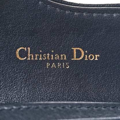 Christian Dior Oblique Saddle Card Holder Blue 6 of 8