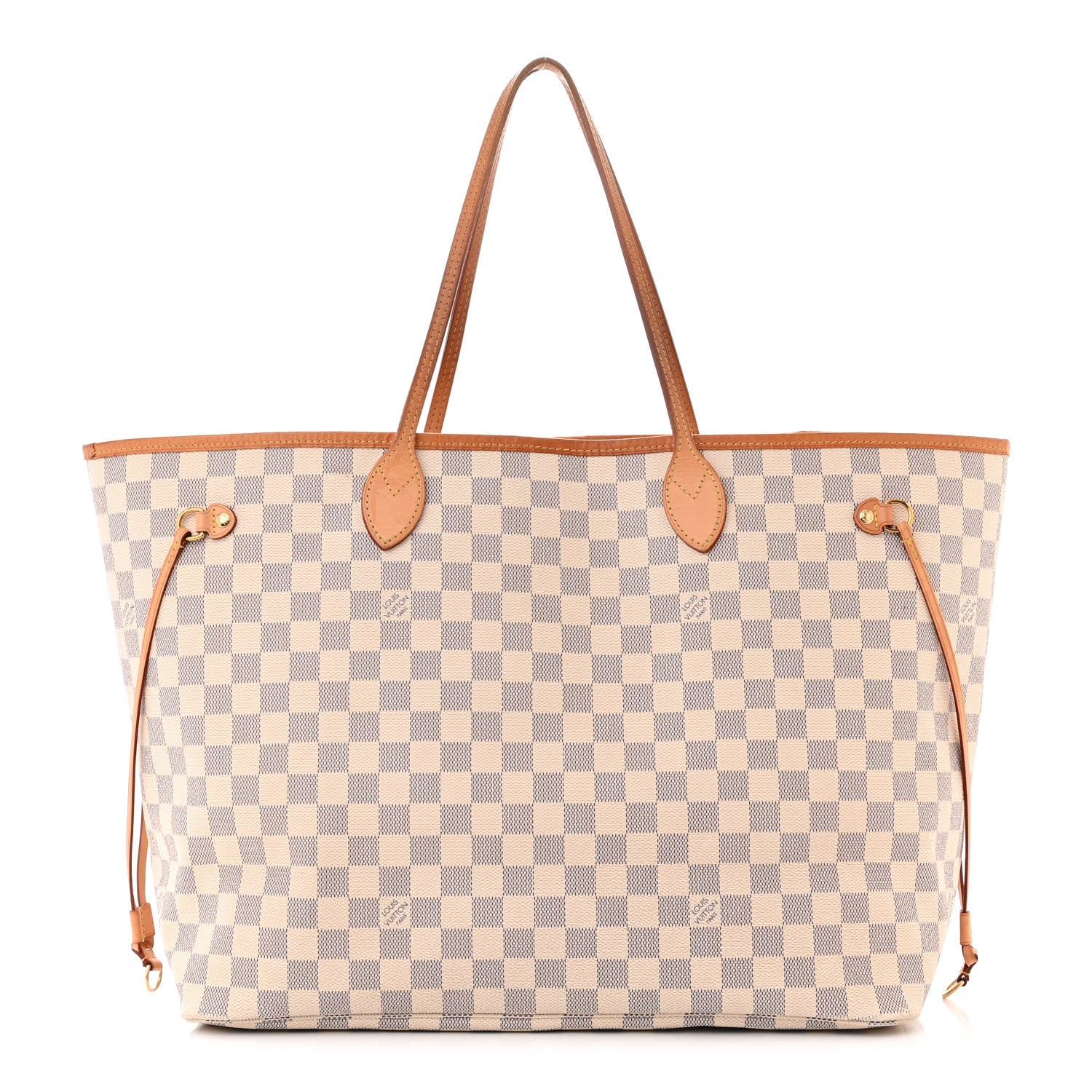 Louis Vuitton Damier Azur Neo Neverfull GM Rose Ballerine 1 of 16